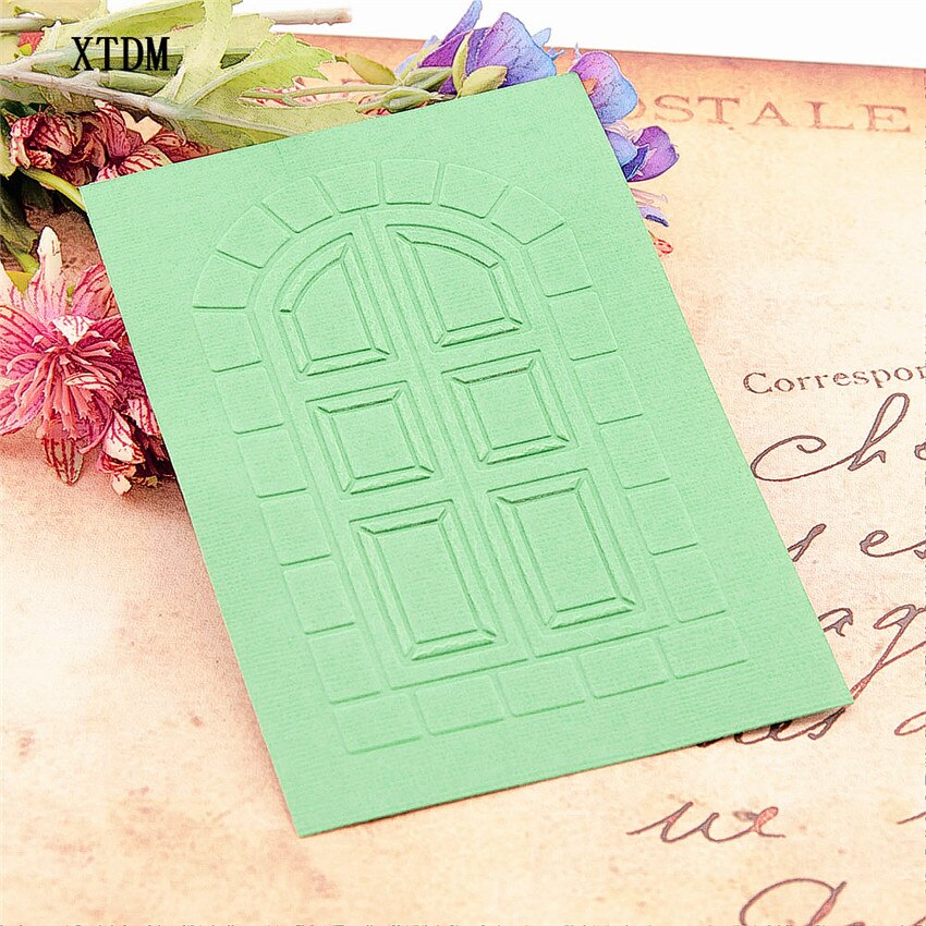 plastic Wood grain craft card making paper card album wedding decoration clip Embossing folders