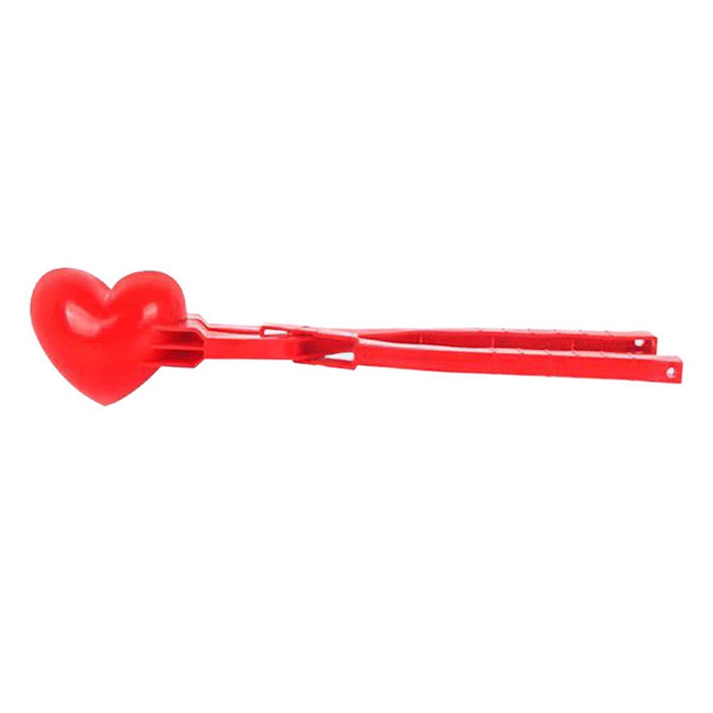 6 plastique canard forme boule de neige fabricant Clip enfants sable neige boule moule jouet aléatoire pour boule de neige lutte en plein air Fun Sports jouets hiver: love c
