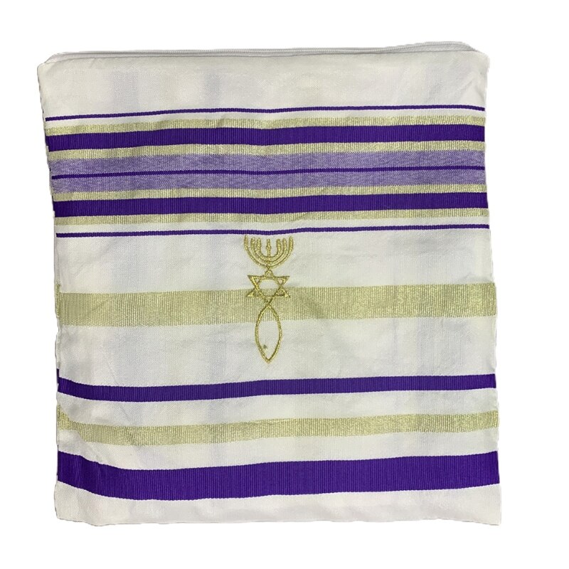 Tallit Prayer Shawl For Men Kosher Tallit Prayer Shawl For Women From Israel Messianic Tallit Prayer Shawl Messianic: Plum