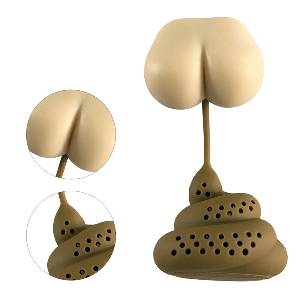 Decompression Poop Tea Infuser Foreign Travel Simple Tea Bag Can Hold Tea Tea Set