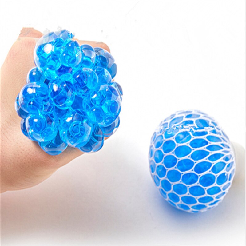 Reliever Stress Gezicht Reliever Druif Bal Squishy Mesh Autisme Stemming Squeeze Relief Adhd Gezonde Leuke Speelgoed Geek Gadget Vent