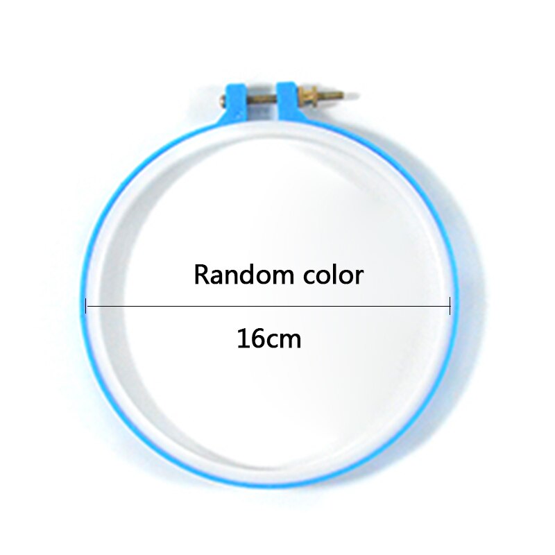 8-25cm DIY Embroidery Plastic Tool Circle Round Plastic Frame Art Craft Cross Stitch Traditional Sewing Manual Embroidery Tools: 16cm