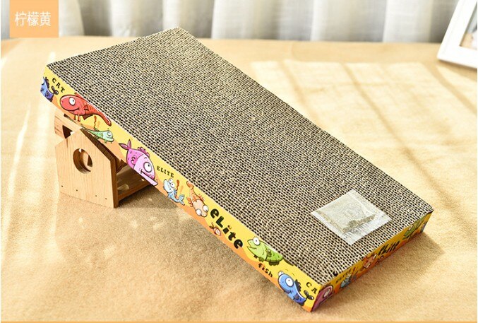Kat Kitten Scratcher Krassen Bed Pad Board Speelgoed Mat Voor Pet Katten Game Slijpen Nagels Duurzaam Gegolfd Papier Protector: A2