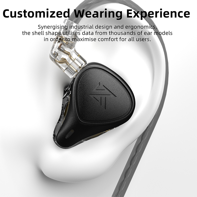 KZ ZEX Pro (KZ x Crinacle CRN) In-Ear Earphones Electrostatic Hybrid HIFI Headphonse Noice Cancelling Headset Sport IEM Earbuds