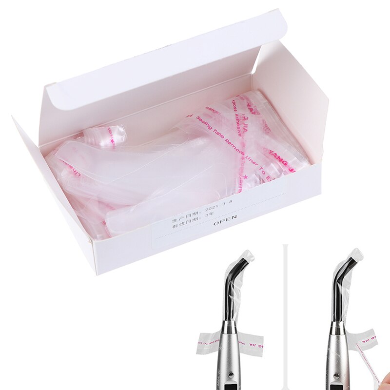 200pcs Dental Curing Light Guide Sleeves Disposable Protective Sheath Head Cover