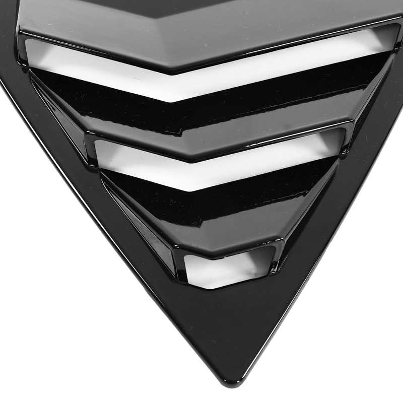Rear Side Window Louvers Trim Air Vent Scoop Shades Cover for Car