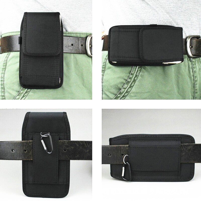 Coole heuptas voor 5.7-6.3 inch iphone met haaklus, holster, riemtas, beschermhoes voor buiten, reizen, iphone-hoesje