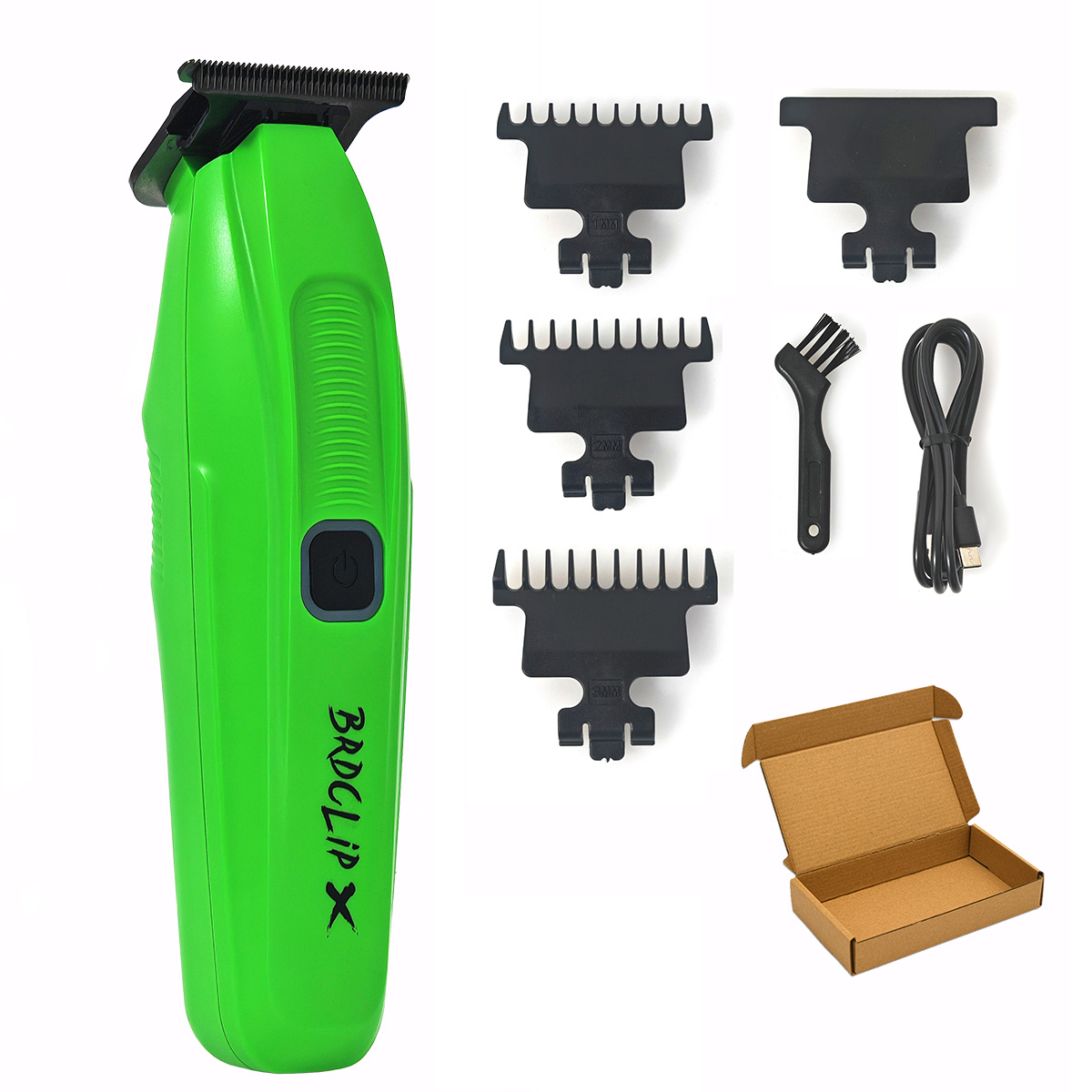7500 RPM Professionele Tondeuse 0 Afstand DLC Blade Kapper Set 9000 RPM Scheerapparaat Haar Snijmachine Salon Elektrische tondeuse: Oranje