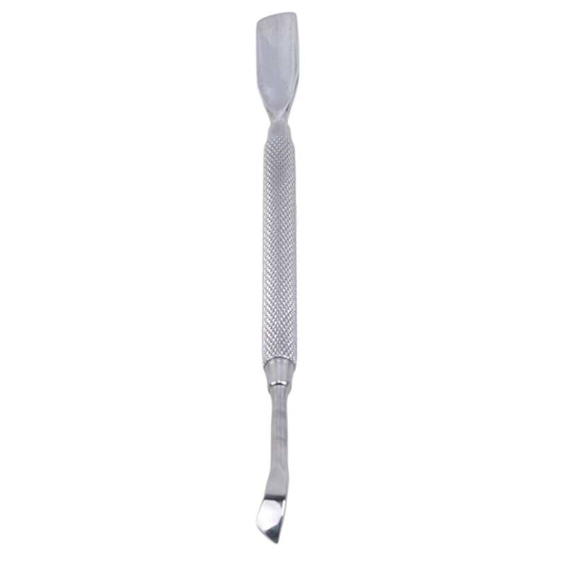 Cuticle Pusher Nail Care Cleaner Nail Art Tools Pedicure Tool Silver Stainless Steel Finger Dead Skin Push Nail Tools