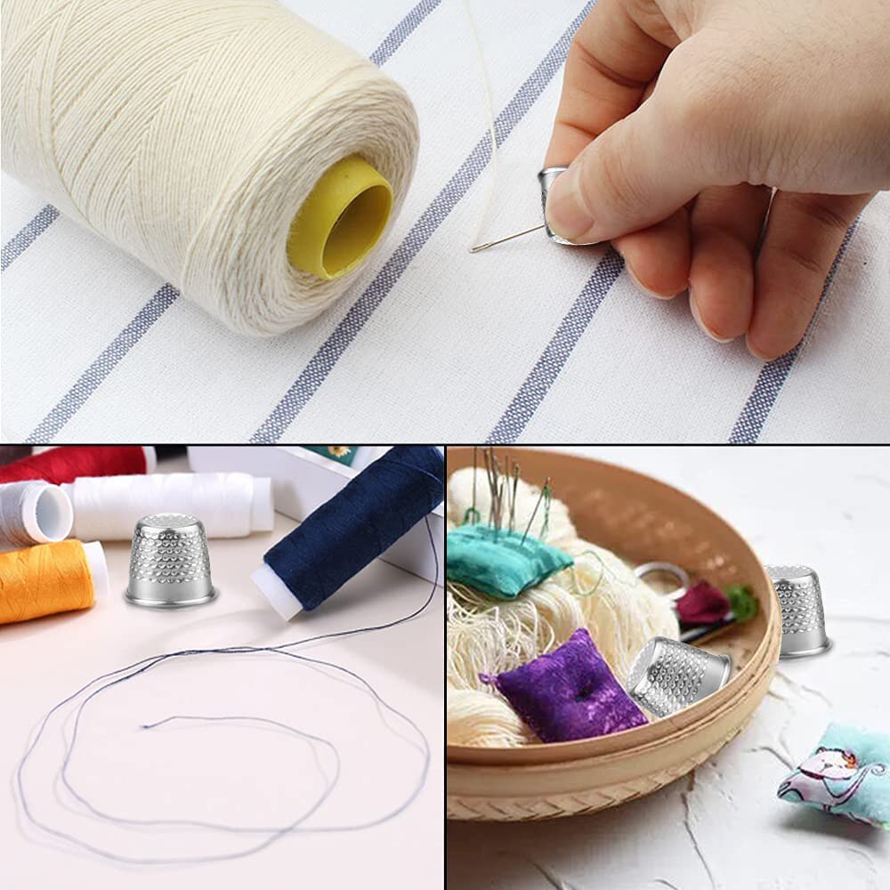 10/30Pcs Metalen Naaien Vingerhoed Vinger Shield Voor Diy Ambachten Naaien Vingerhoed Protector Cap Hand Stiksels Borduurwerk Vinger vingerhoed