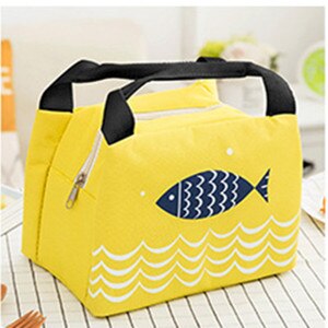 Bolsa de almuerzo multifunción, bolsa térmica portátil para comida de oficina para mujeres, bolsa térmica para niños, pícnic al aire libre, bebida de fruta, refrigerio, nevera, accesorio de paquete: Yellow C