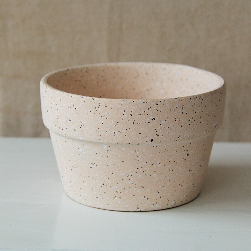 Kukkaruukut keraaminen sisätiloissa ulkoterrakotta potti savi keramiikka istutus kaktus mehevä lastentarha ruukut suuri pohjoismainen yksinkertaisesti: S 10 x 7 cm 9 x 5.5cm / S