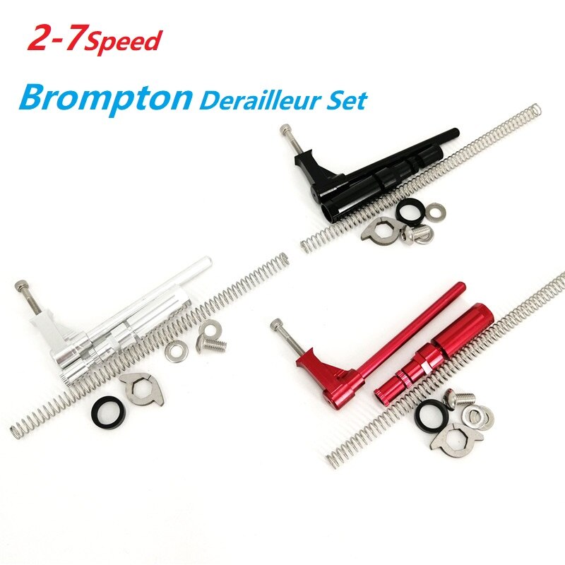 Brompton 2-7 Speed Derailleur Set Chain Pusher Spring Internal Shifting Upgrade Conversion Outer Derailleurs Accessories