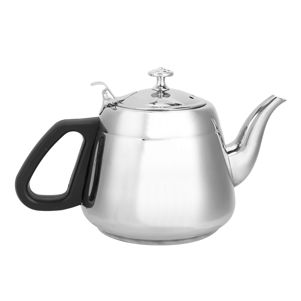 1,5 l práctico Acero inoxidable hogar tetera calentador de agua utensilios de cocina con mango antiquemaduras tetera