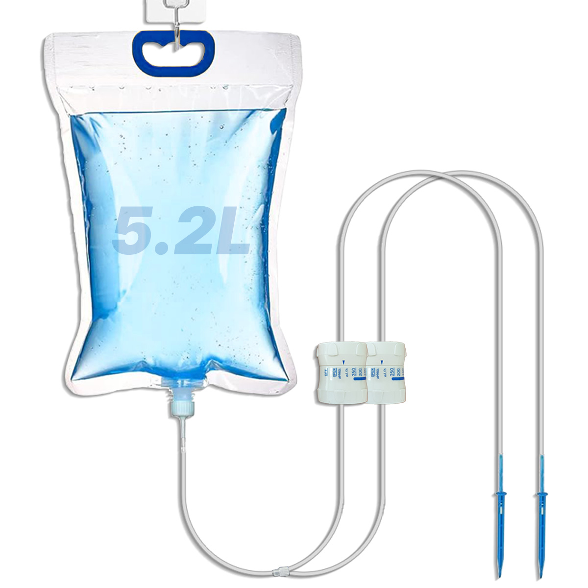 Dispositivo de riego automático de 5,2l/6,5l, Control de flujo de goteo de agua, mantenimiento de plantas y flores, bolsa de agua de riego: Café