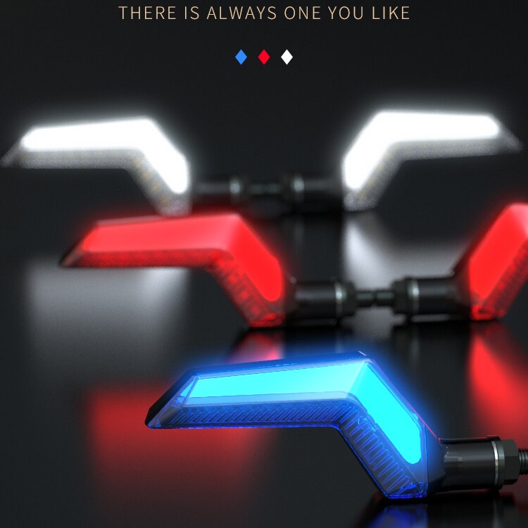 SPIRIT BEAST 12V Highlight Signal Lights LED Water Turn Signal Conversion Accessories Decorative Motorcycle Universal Indicator