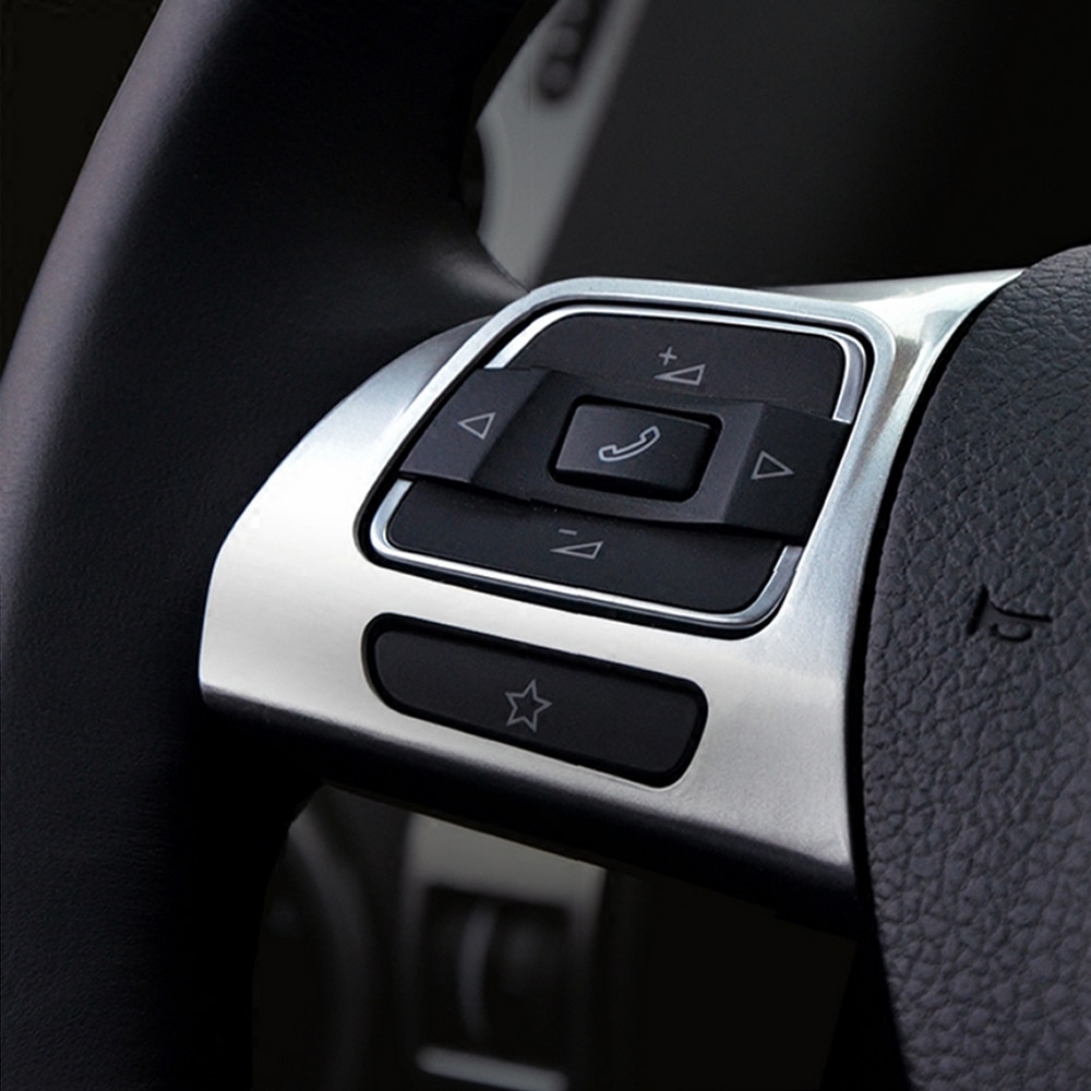 cay styling steering wheel sticker cover for VW volkswagen B7 passat Tiguan CC GOLF MK6 JETTA sequins