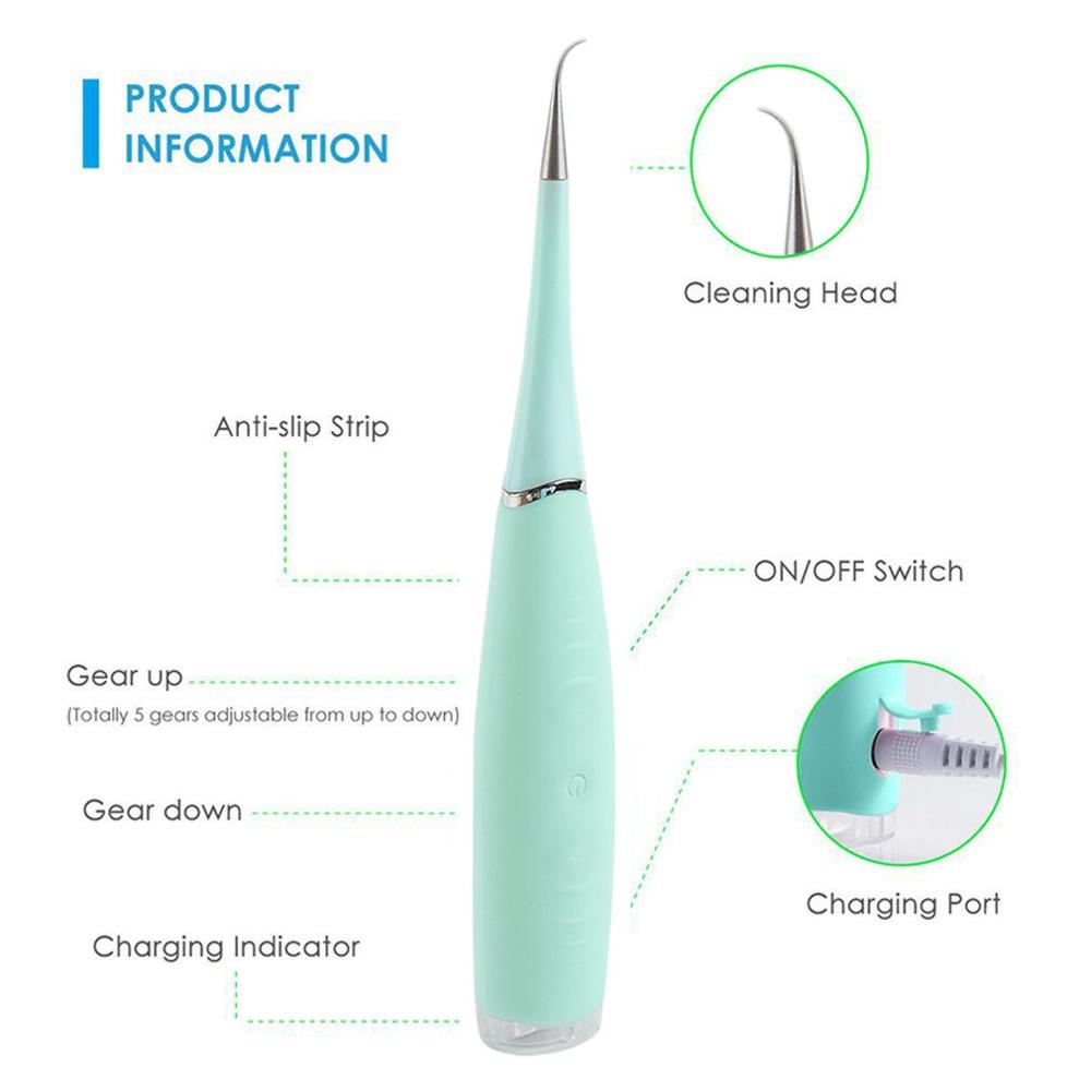 Vibrition-escarificador Dental eléctrico sónico, eliminador de cálculo Dental, herramienta de eliminación de sarro, higiene bucal, dentista