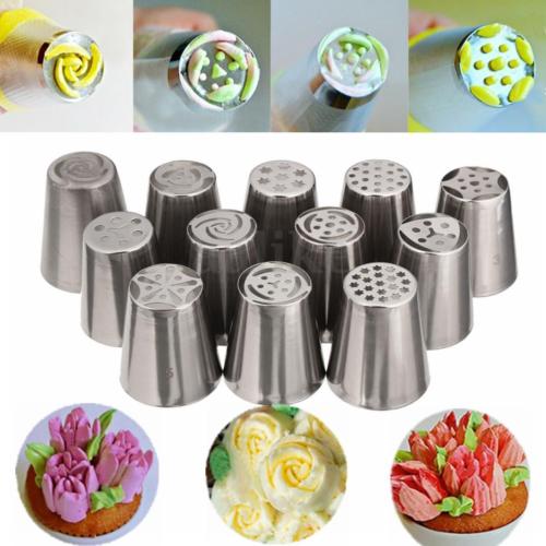 8/12/24 Stks Siliconen Cupcake Muffin Chocolade Cake Cookie Bakvorm Pan Cake Decorating Tip Sets gereedschap