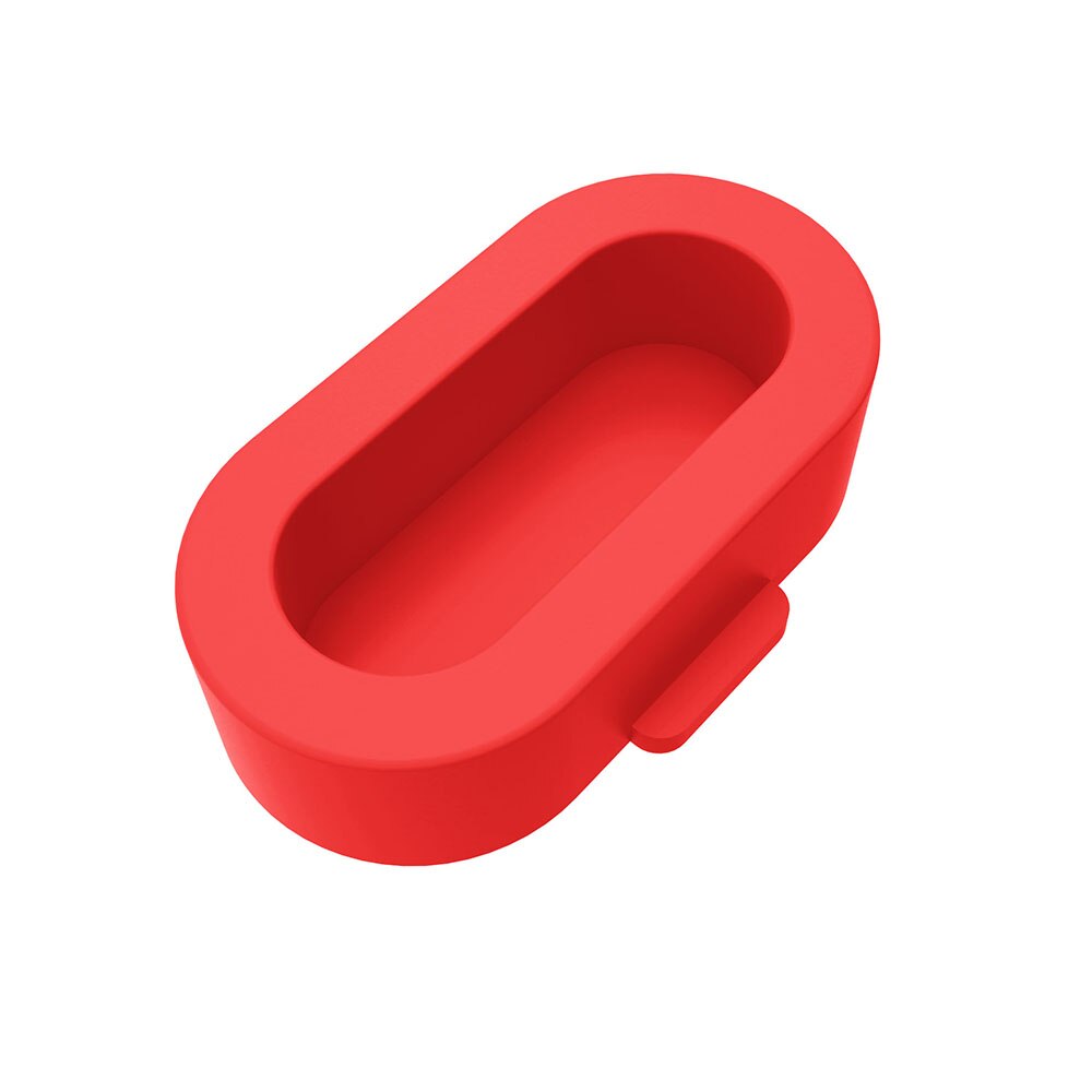 Plugue anti-poeira de borracha para relógio inteligente, plugue de borracha para garmin fenix 5/fenix 5x/fenix embutido: Red / 10 Pcs