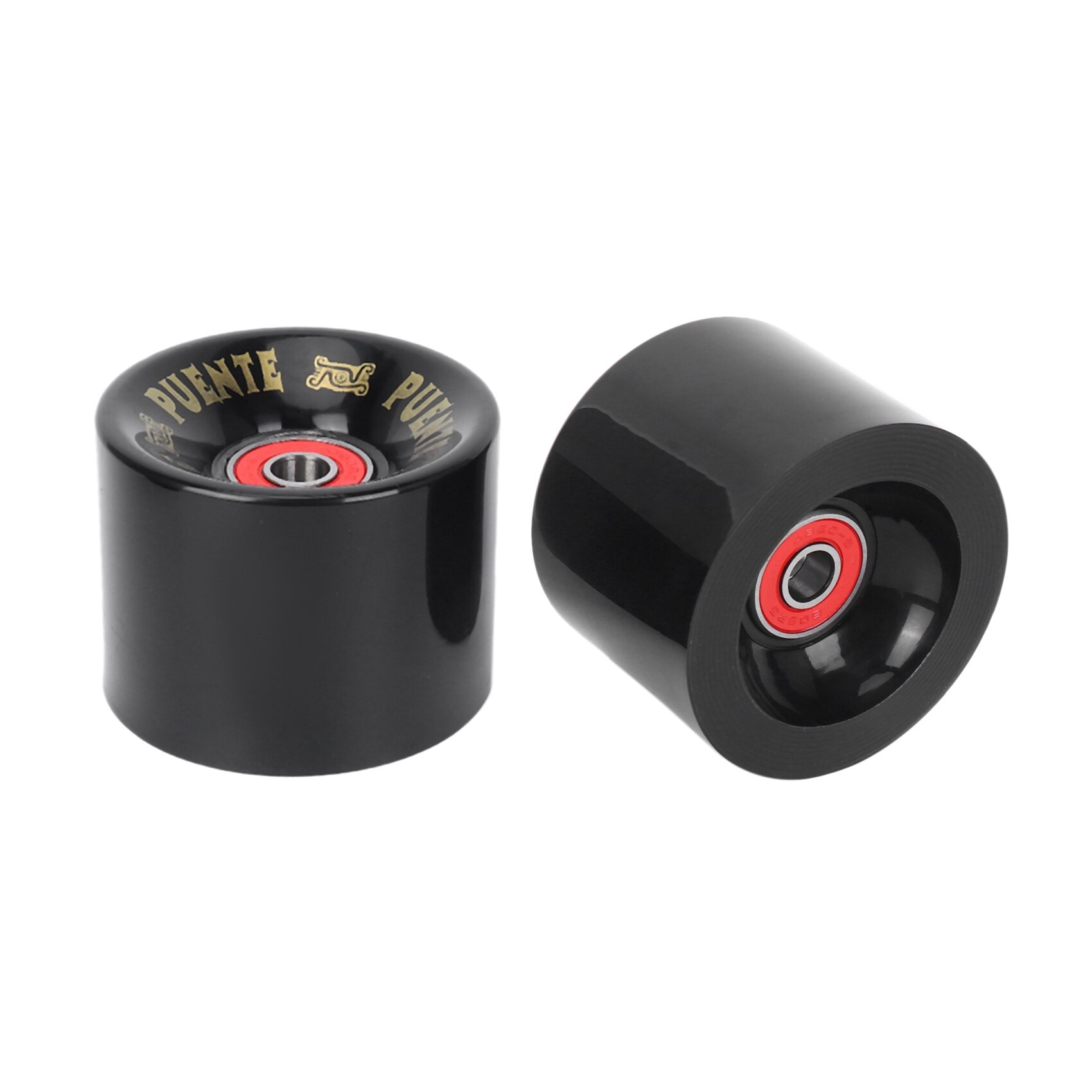 PUENTE 4Pcs/Set Cruiser Skateboard Wheels PU Wheels Long Board Cruiser Wheels with ABEC-9 Bearings