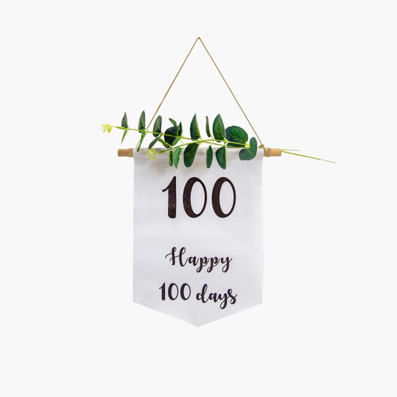 Happy Birthday 1-9th Banner Balloons Flag Bunting Forest Garland Kids Baby Shower First Birthday Party Decoration Supply: happy birthday 100