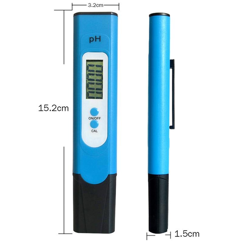 1Pc Ph Meter Zuurgraad Meting Pen Stok Praktische Draagbare Digitale Ph Controleren Meter (Blauw)