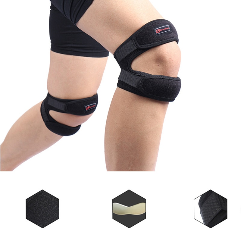 Coussinet de protection de la rotule du genou, sangle de protection de la rotule du genou, soutien des Ligaments de sport, coussinet de protection de la ceinture, soulagement de la douleur