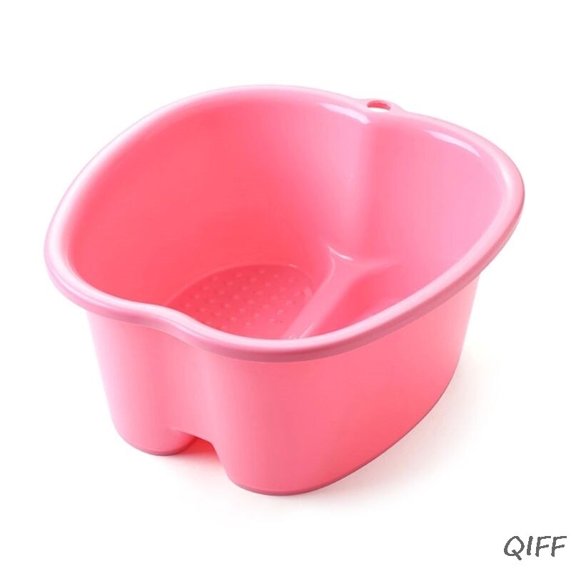 Bañera de hidromasaje para pies, Cubo de lavabo grande para remojo de pies, desintoxicación y pedicura, masaje, 3 colores: PK