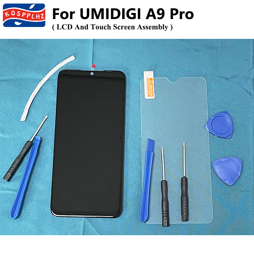 KOSPPLHZ originale testato al 100% per UMIDIGI A9 Pro Display LCD Touch Screen sostituzione gruppo per Umidigi A9Pro Display Film: Default Title