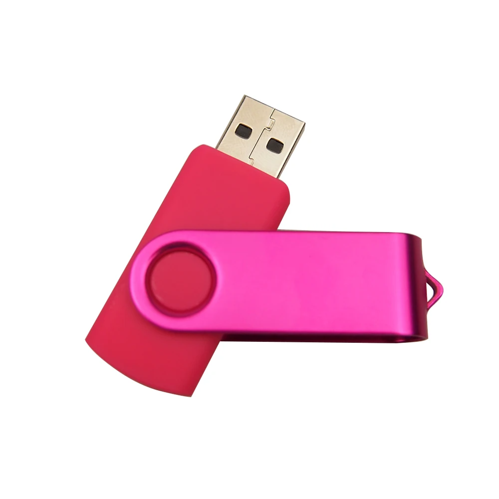 Metal USB Flash Drive 4GB 8G 32GB 16GB 64GB Waterproof Usb 2.0 Pendrive Portable Memory Stick for: Pink / 64 GB