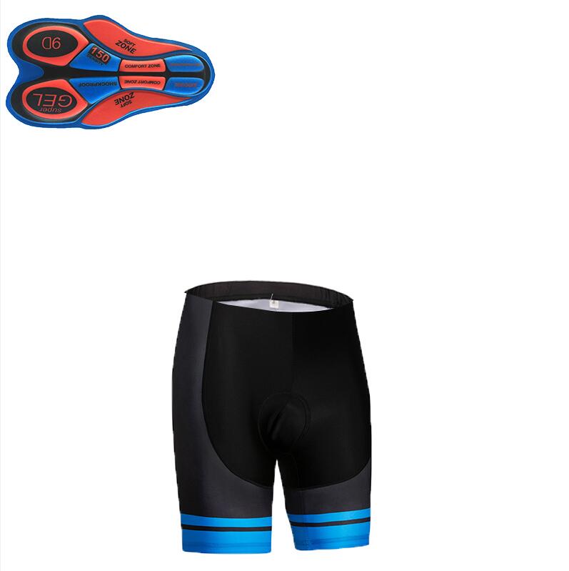 Sort blå herre cykelshorts mtb cykel cykel 9d polstret hagesmæk korte mtb shorts herre lycar elastiske cykelshorts bukser xs -4xl: Ingen hagesmæk kort / 4xl