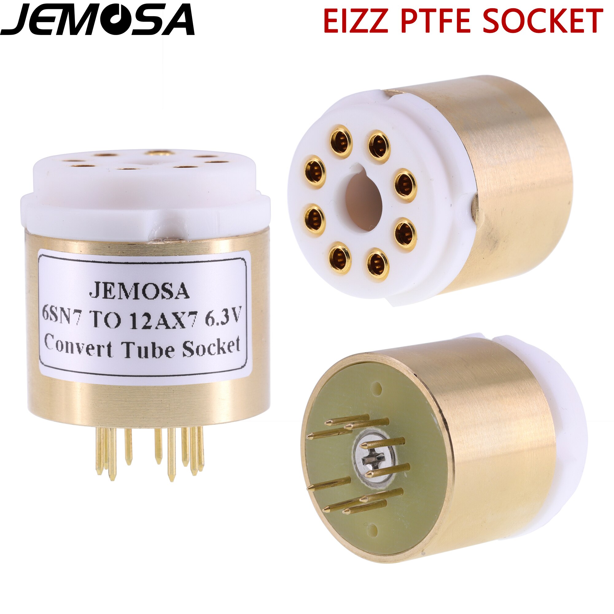 1Pc 6SN7 6SL7 ECC32 ECC33 6N8P 6N9P B65 Om 12AX7 12AU7 ECC82 ECC83 7025 Diy Audio Vacuumbuizenversterker zet Socket Adapter