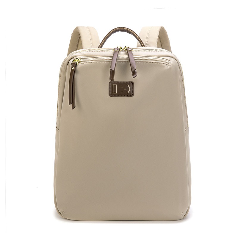 14 Inch Laptop Backpack for Women, Light College Bookbag for School, Casual Business Daypack for Travel Work: Khaki