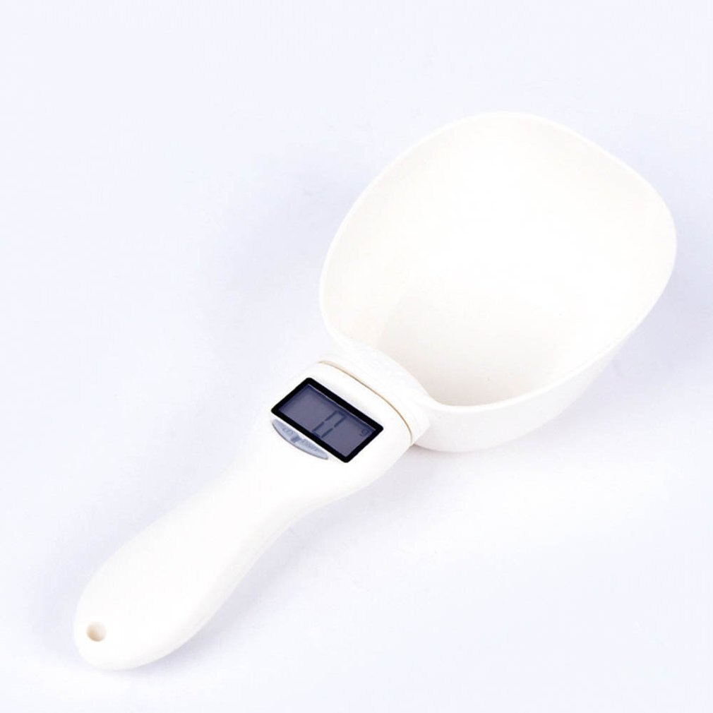 250ML Pet Food Scale Cup For Dog Cat Feeding Bowl Kitchen Scale Spoon Measuring Scoop Cup Portable With Led Display
