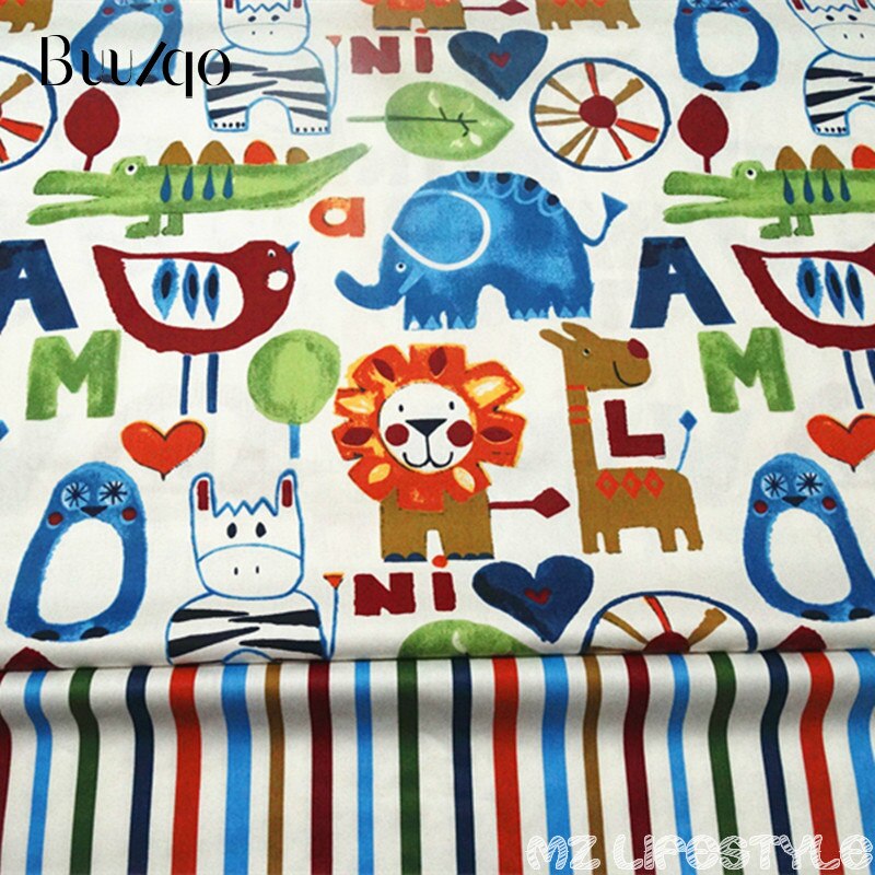 100% Cotton Twill Printed Sewing Upholstery Fabric by half meter DIY Handmade Material Patchwork For Cloth Sheets 50*160cm