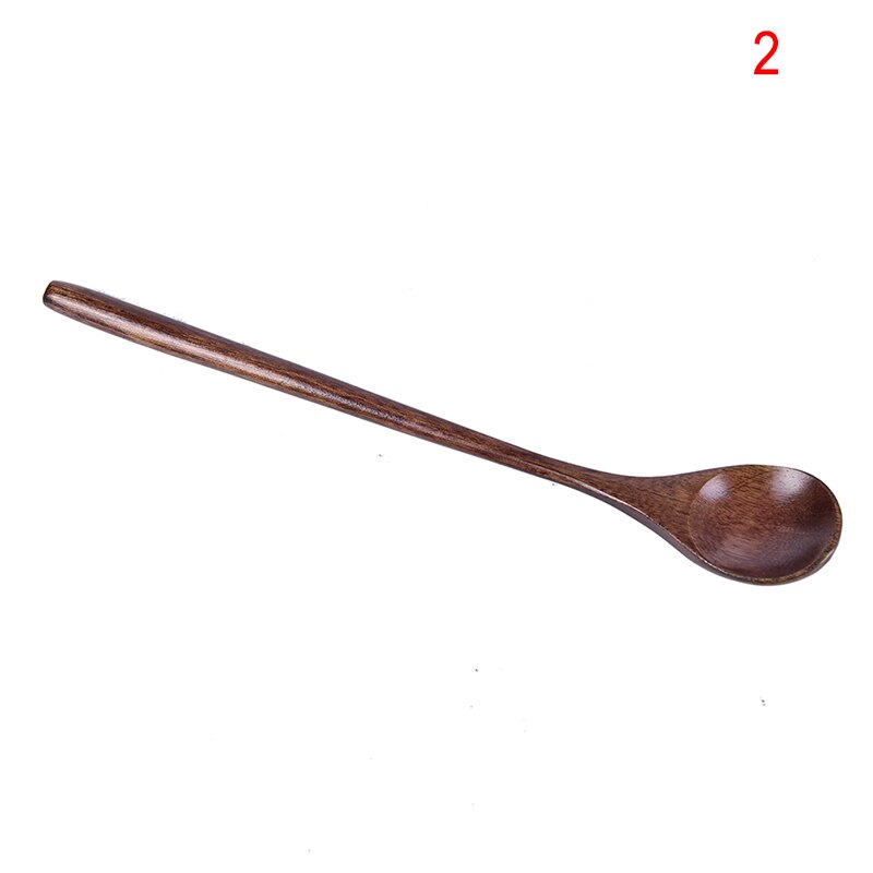 Cuchara de cocina , espátula para mezclar, utensilio de bambú, utensilios de cocina de madera, 1 ud.: 8