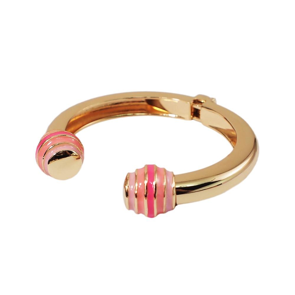 Alloy Statement Bangles Bracelets For Women Metal Charm Cuff Bangles Big Jewelry UKMOC: Pink Bangles