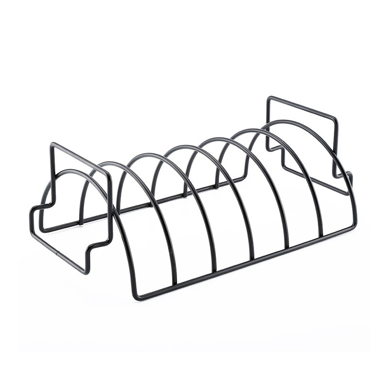 Non-stick Rib Plank Stand Barbecue Rib En Gebraden Rack Rvs Grillen Bbq Kip Rundvlees Ribben Rack Grillen mand