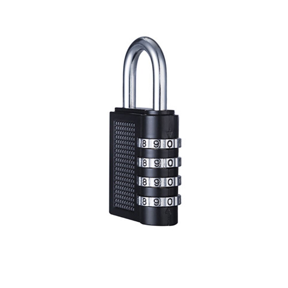 4 Digit Password Lock Combination Zinc Alloy Security Lock Suitcase Luggage Coded Lock Cupboard Cabinet Locker Padlock