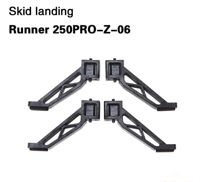 4 Stks/partij Walkera Skid Landingsgestel Runner 250PRO-Z-06 Voor Walkera Runner 250 Pro Gps Racer Drone Rc Quadcopter F19864