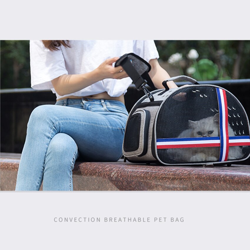Pet SingleShoulder Bag，Porous Portable Pet Travel... Grandado