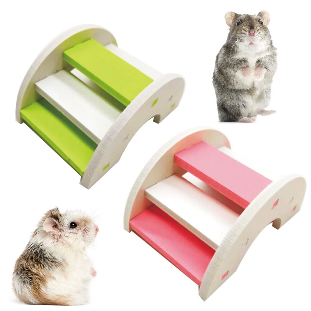 Columpio colgante para hámster, jaula de madera para loro, juguete para hámster, Chinchilla, ratón, accesorios para mascotas, suministros, novedad