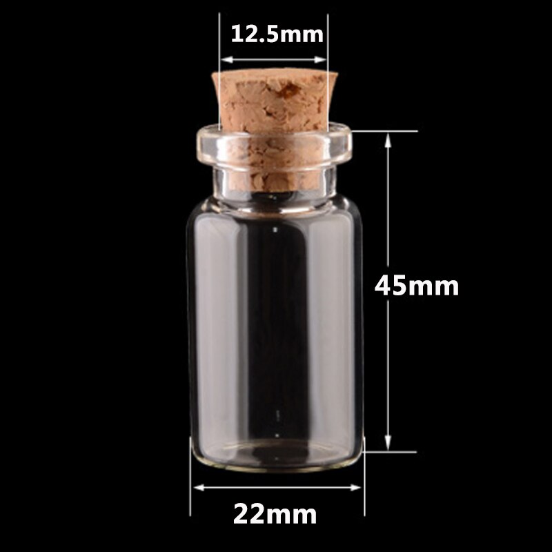 10 24*12mm kleine glasflaschen weckglas nachricht flasche günstige Kork flasche DIY kleine glas flasche Mini Container: 22 45 12.5