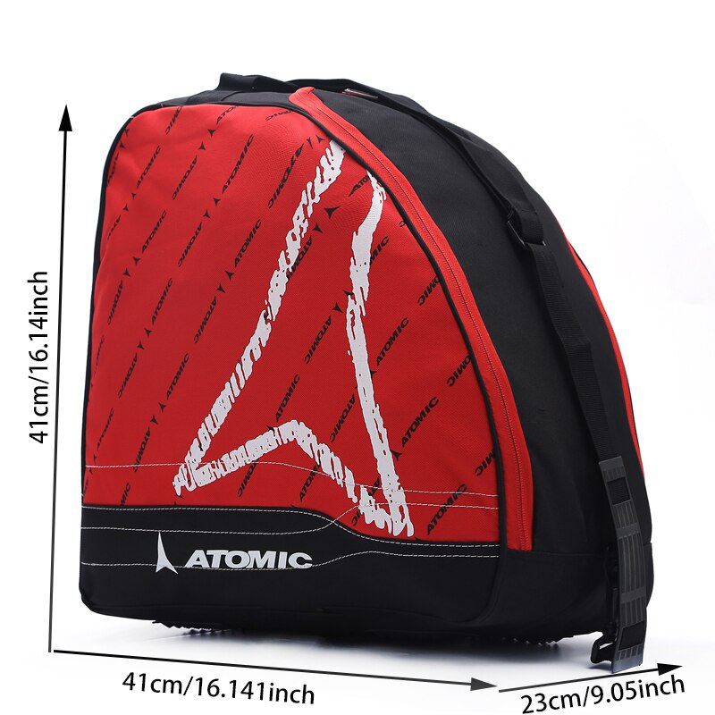 Botas de nieve para esquí de hielo gruesas, bolsa para patín de hielo, casco portátil, bolso de hombro antideslizante para accesorios profesionales de Snowboard
