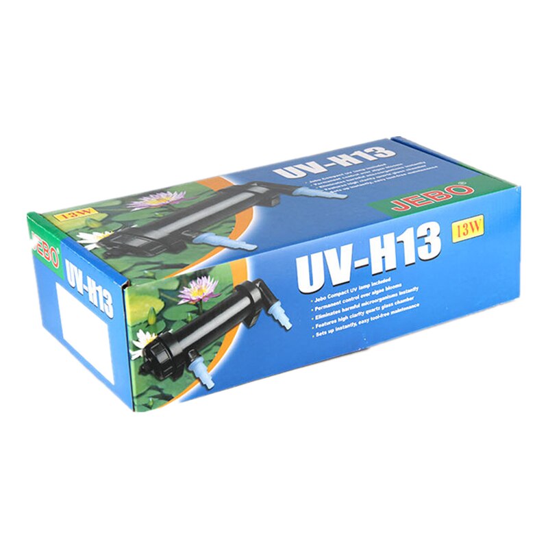 JEBO-Lámpara germicida para acuario, suministros de esterilización UV externa, equipo de desinfección, serie UV-H