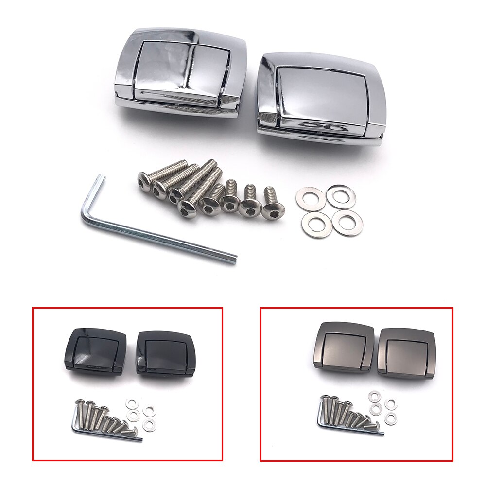 Serrures de coffre de moto serrure Pack loquet charnières pour Harley glisse Ultra rasoir Tour Pack Pak Touring Classic Road Electra 80-13