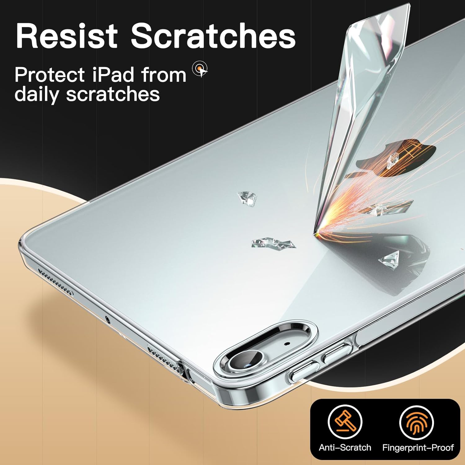 Custodia trasparente per iPad Air 11 pollici 2024 Air 13 2024 Custodia morbida in silicone Tpu Airbag Cover antiurto Funda per Pro 11 "13'' 2