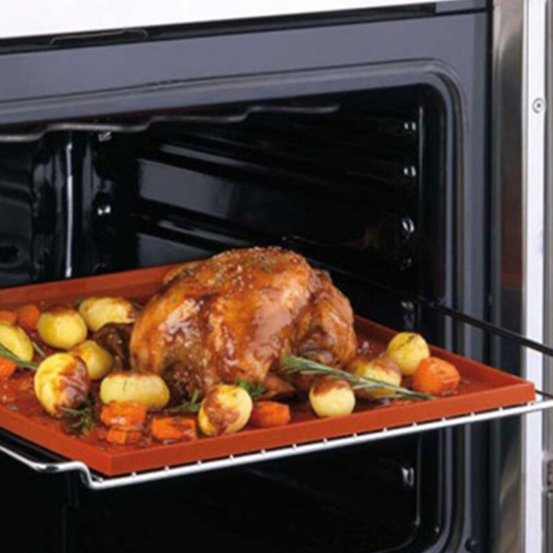 Swiss Roll Mat Macaron Baking Pan Heat Resistant Baking Tray Dough Kneading Mat Kitchen Bakeware Tool