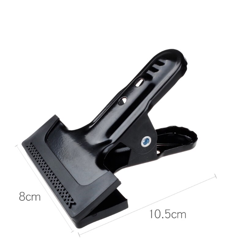 Metal Clip Background Support Clamps With Rubber Protective Sleeve Photo Studio Backdrop Bracket Holder Photography Accessory